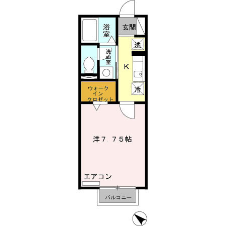 ベルテ・イマイの間取り