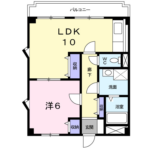 ピュアコ-トⅡの間取り