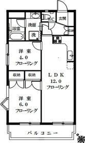 フェリックフォーラム・103号室の間取り