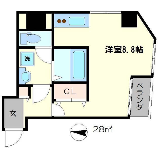 ウインドベル北大路の間取り