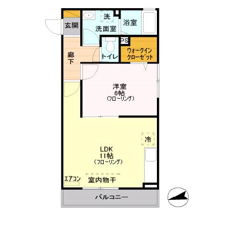 フルール さくらの間取り