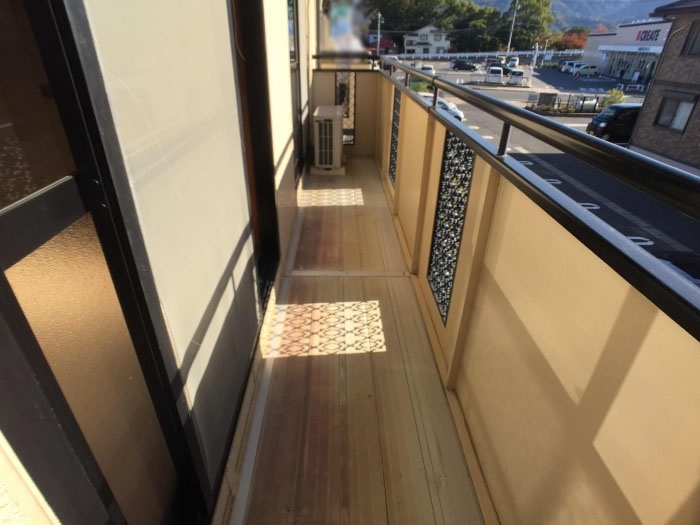 12/25 バルコニー