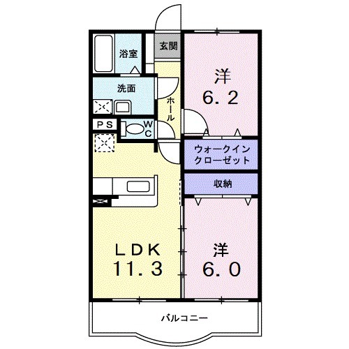 ヒル フィールド ブリーズ館の間取り