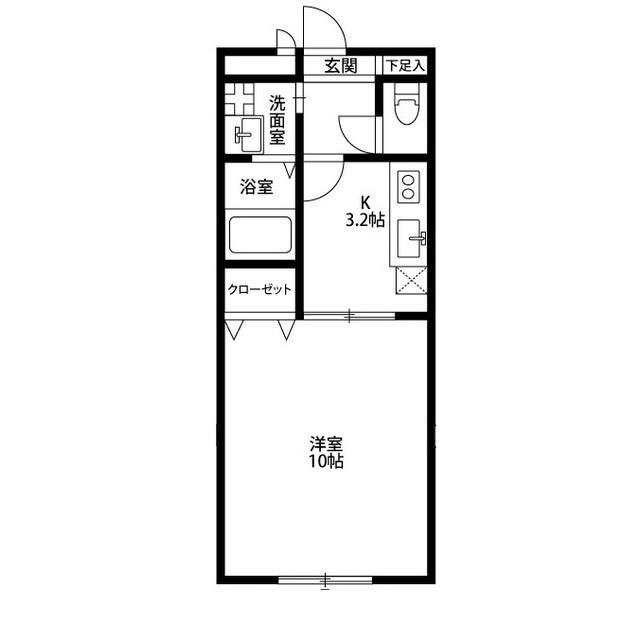 アンプルール クラージュ ウエストヒルズの間取り