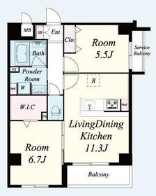 ドルフ聖護院の間取り