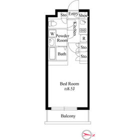 コンポジット戸越公園の間取り