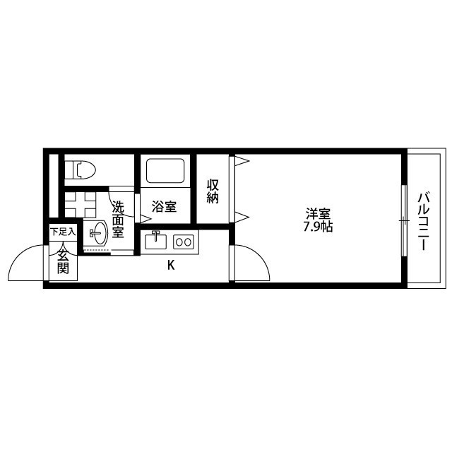 アンプルールクレールの間取り