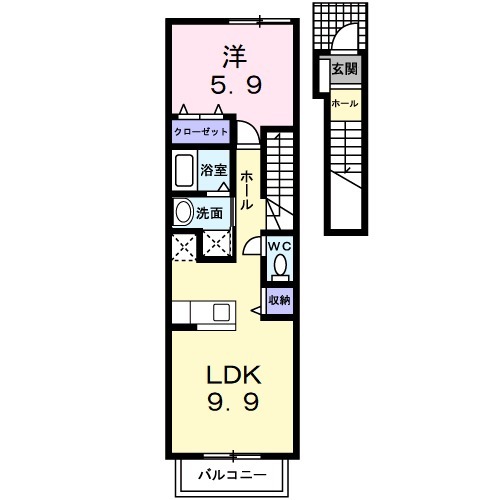 ボワ・コリーヌの間取り