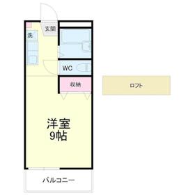 シトラスコート・105号室の間取り
