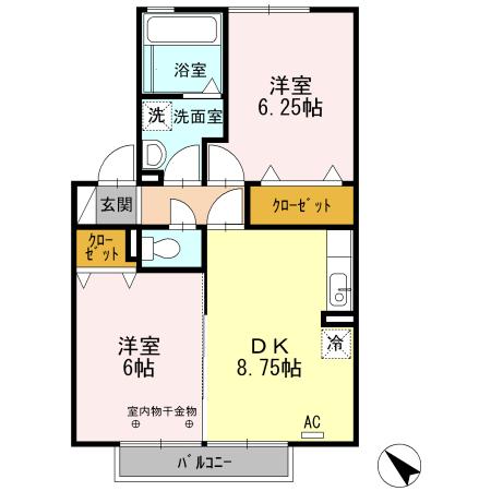 フローラの間取り