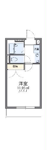 レオパレスガーデンビレッジの間取り