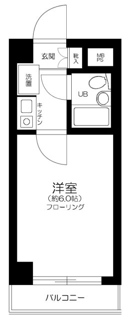 ライオンズマンション蒲田第2の間取り
