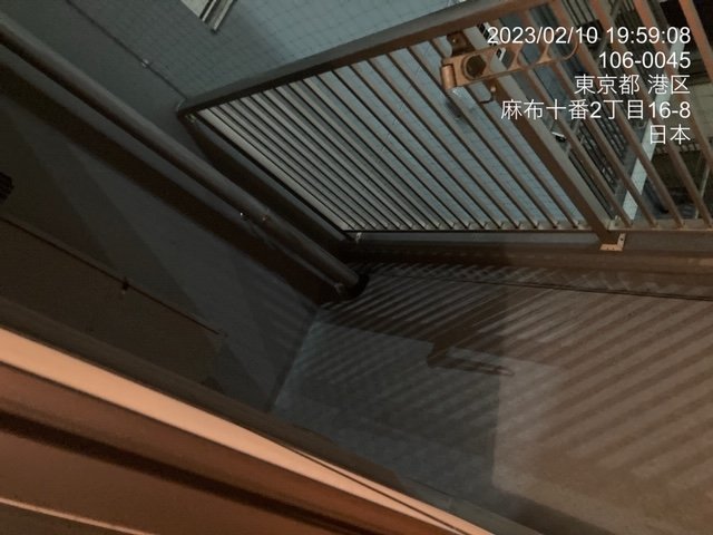 10/21 バルコニー