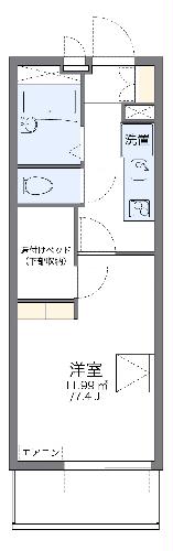 レオパレスメゾン　ＭⅡの間取り