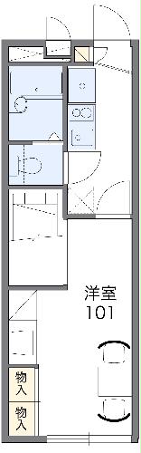 レオパレスコトブキ Cの間取り