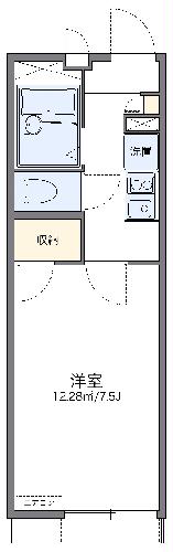 レオパレス田中殿の間取り