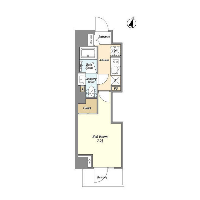 ジオエント山吹神楽坂の間取り