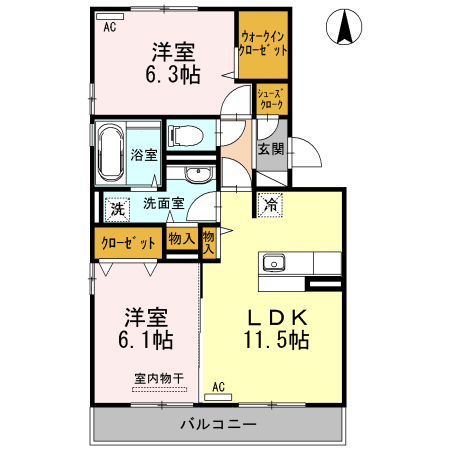 メゾン ブランシュの間取り