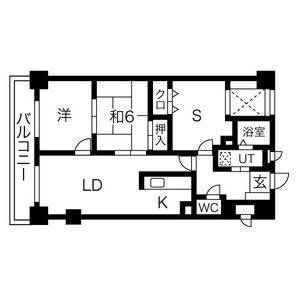 宝マンション大須の間取り