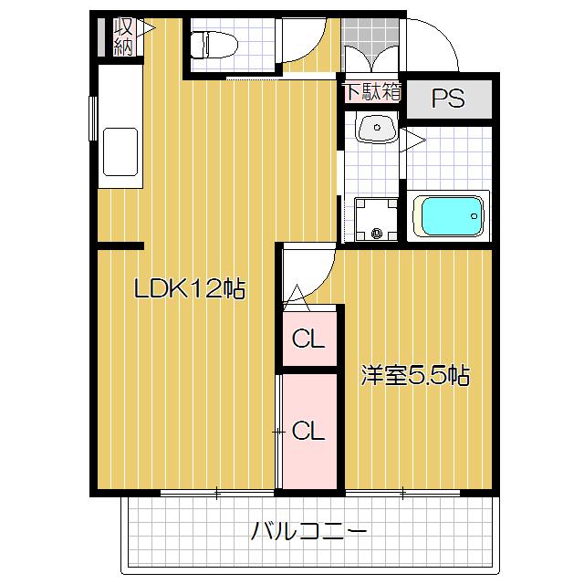 ニューフレンドマンションの間取り