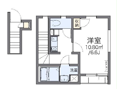 レオネクストサンルーチェ三鷹Ⅱの間取り