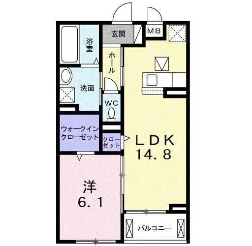 ラ フレーズ ミニョンの間取り