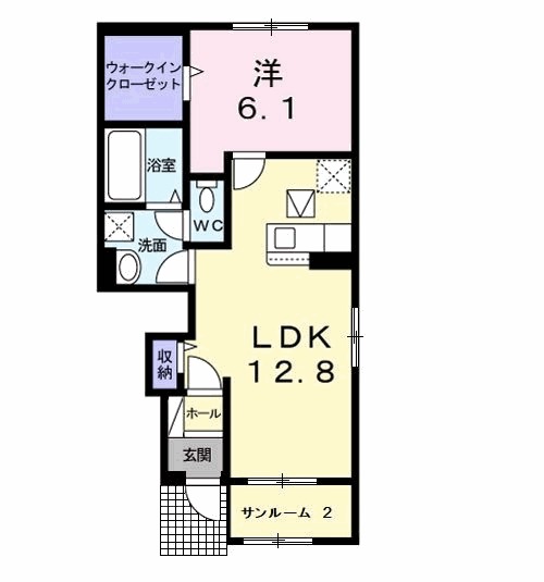 ビラビスタ館山那古Ⅰの間取り