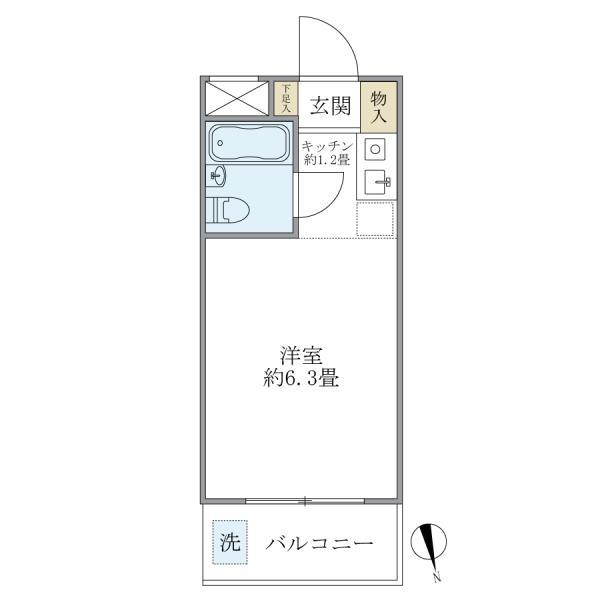 ニューハイム早稲田の間取り