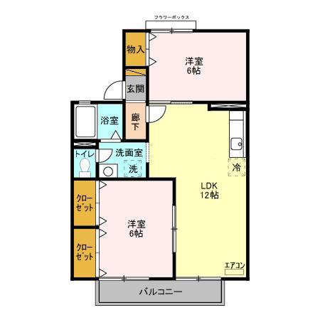 カーサみつわ台 CDの間取り