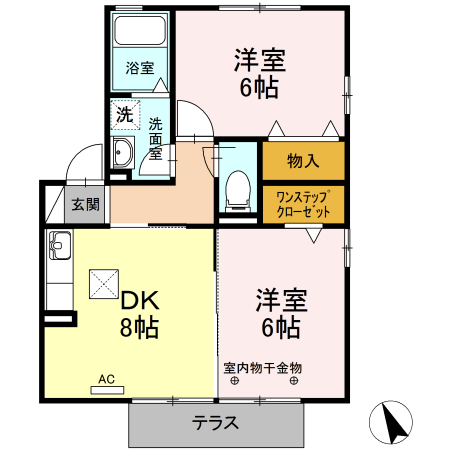 サンシャイン堀江IIIの間取り
