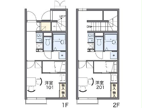 レオパレス山吹の間取り
