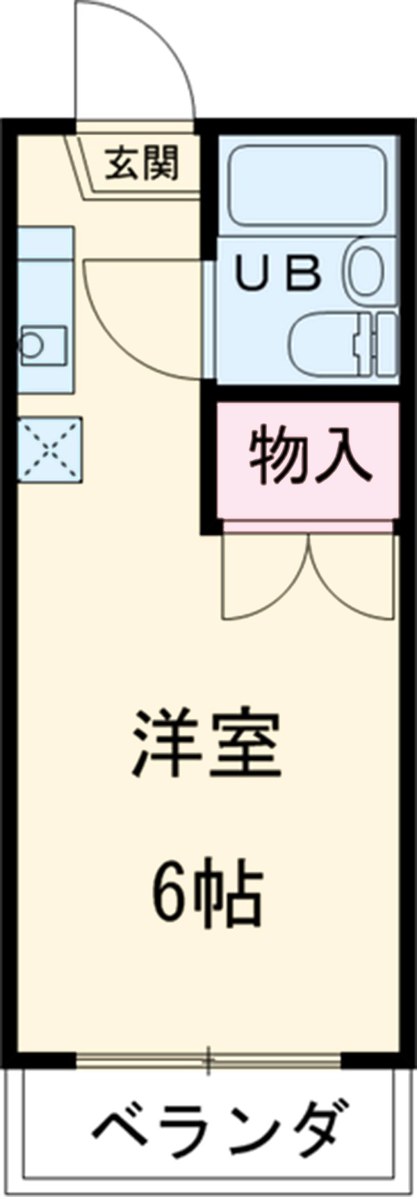 セントラルコーポ クロッカス館の間取り