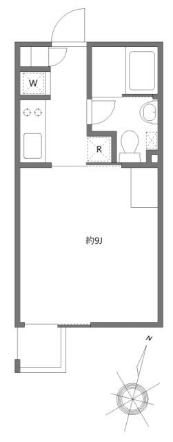 アレーロ幡ヶ谷Ⅱの間取り