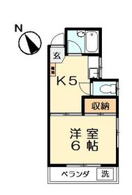 カームハイツⅠの間取り