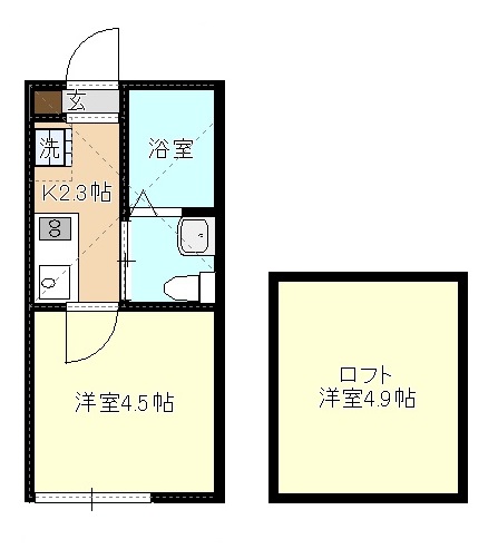 レドナクセラテラスの間取り