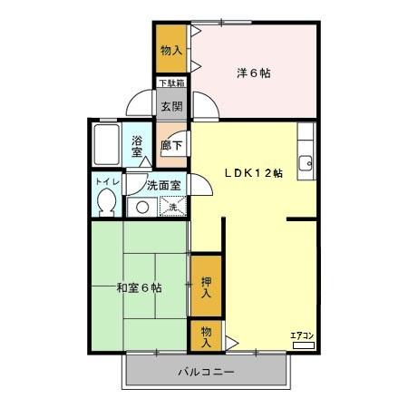 セジュールグランデⅤの間取り