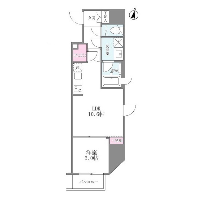 シーズンフラッツ梅田北の間取り
