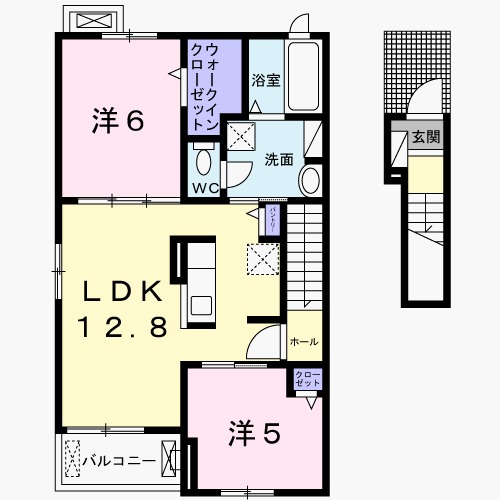 プラシードの間取り