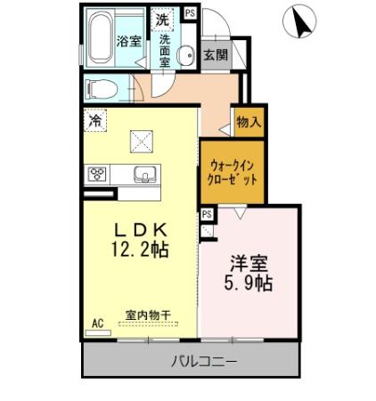 パークハウス常滑 C棟の間取り