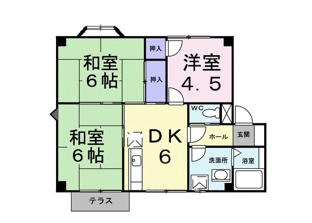ロイヤルパレス恩田の間取り