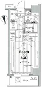 プロスタイルウェルス品川戸越ＭＤ・201号室の間取り