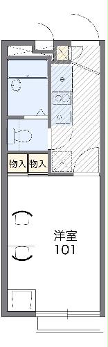 レオパレスモゼームの間取り