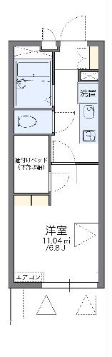 レオパレス吹上の間取り