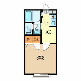 アンジェリーク南浦和の間取り