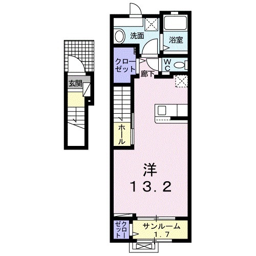 ラパン ヴェールの間取り
