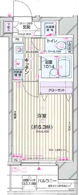 レガロ飛鳥山の間取り