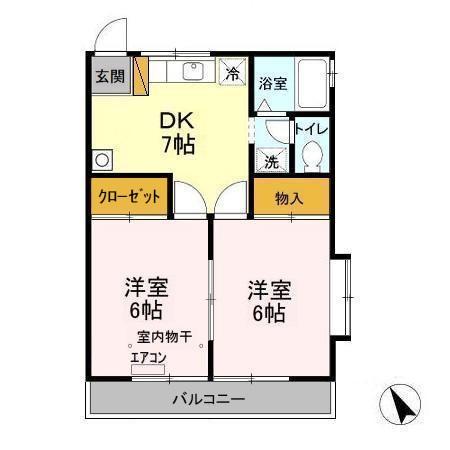 フラワーエステートの間取り