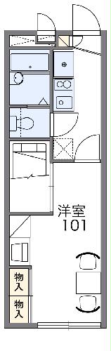 レオパレス久比里の間取り