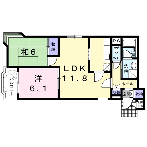 ベル石橋の間取り