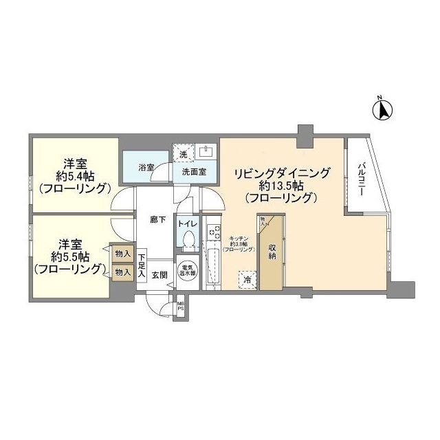 パレ二子玉川の間取り